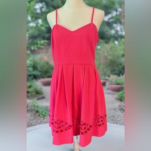 NWT Hot pink dress by C. Luce sz large